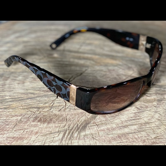COACH Sunglasses Abigale Tortoise VINTAGE!Original hard case included! - Picture 7 of 14